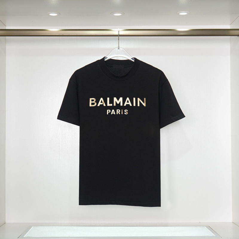 Balmain Metallic Logo T-Shirt